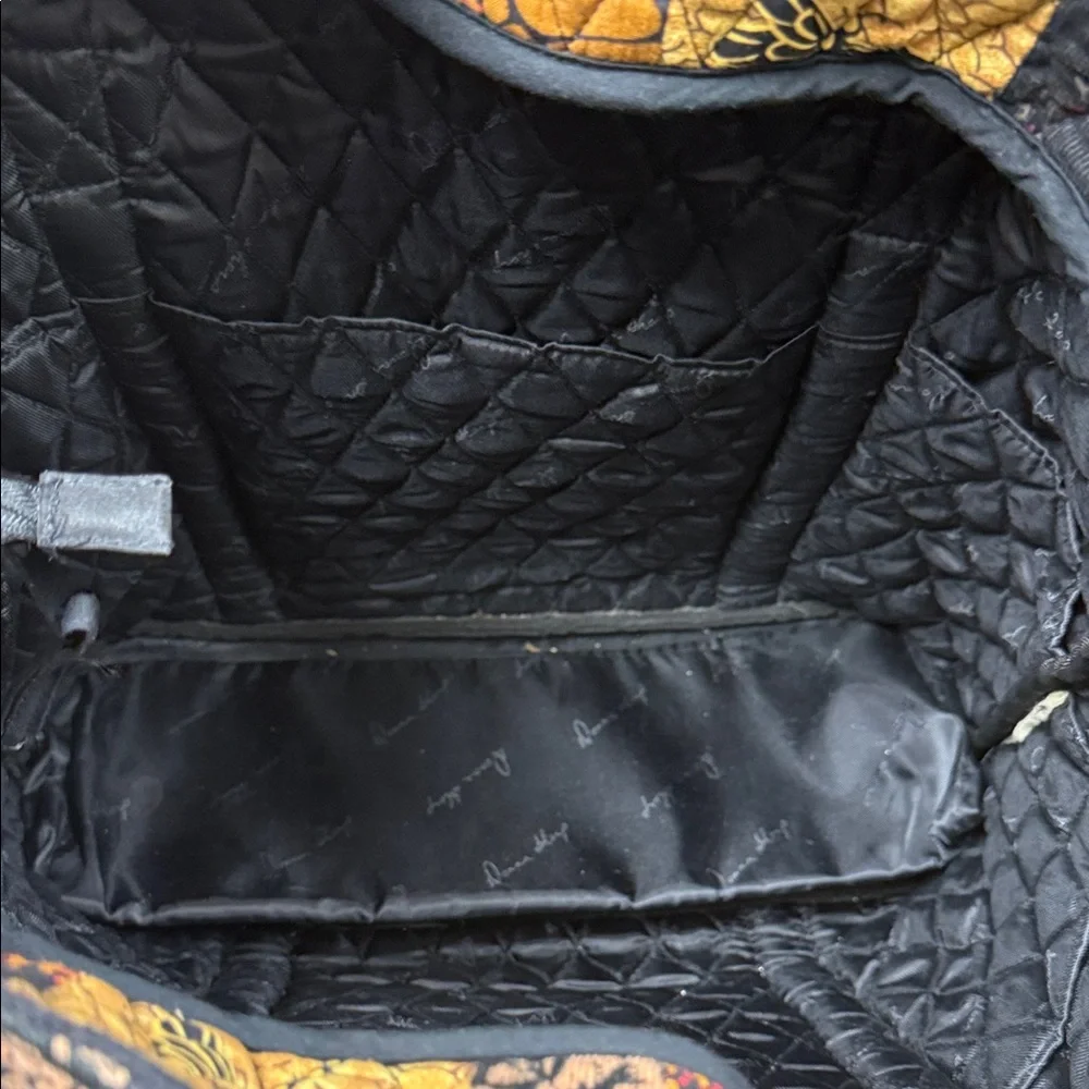 Artisan Patchwork Tote - Black and Yellow